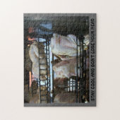 チキンインオーブンステイカッコいい ジグソーパズル (縦)