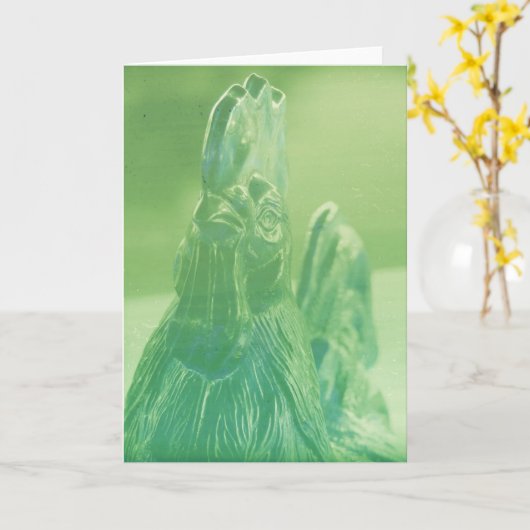 チキンイングリーントーンすべての行事 カード (黄色い花)