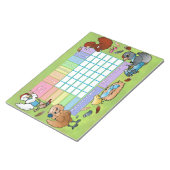 チキンインセンティブ毎週ゴールノートパッド ノートパッド (アングル)