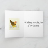 チキンイースター シーズンカード (内部)