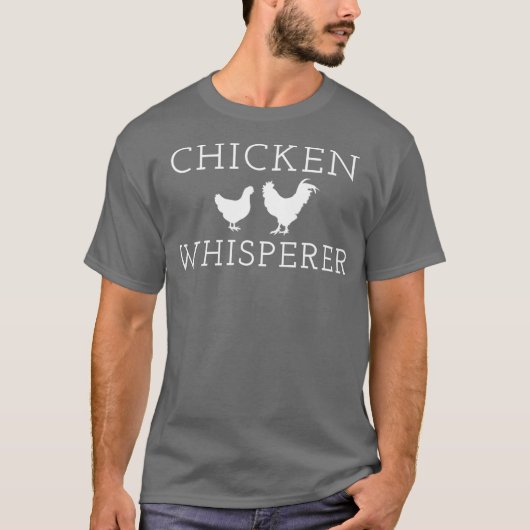 チキンウィスパーラキュートカントリーおもしろい農業 Tシャツ (正面)