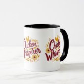 チキンウィスパーラファームハウス素朴コテージコア マグカップ (正面右)