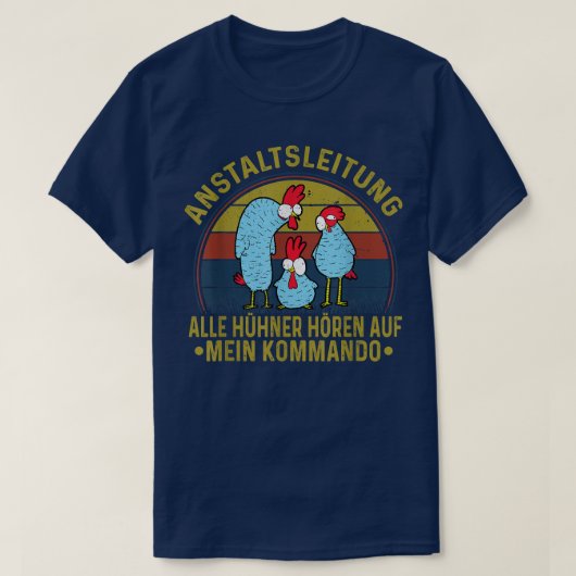 チキンウィスパーラーバウアーチキン農家129 Tシャツ (デザイン正面)