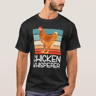 チキンウィスパーラー家禽農家チキン Tシャツ