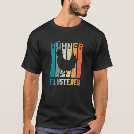 チキンウィスパーロースターファーム農家 Tシャツ (正面)
