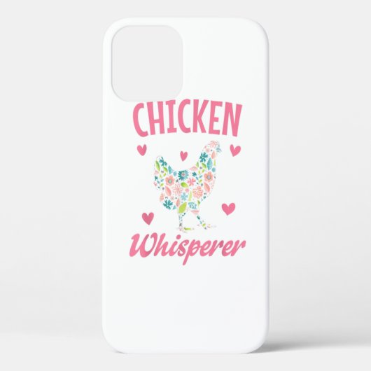 チキンウィスパー女の子チキンおもしろい恋人F Case-Mate iPhoneケース (裏面)