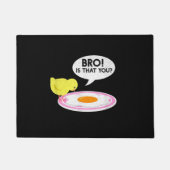 チキンウィスペおもしろいラーブラザザウエおもしろいファーム ドアマット (正面)