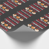 チキンウィスペラー農業アニマ熱狂するル農家 ラッピングペーパー (角)
