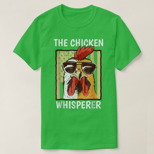 チキンウィスラーバックヤードチキンオーバー農家 Tシャツ (デザイン正面)
