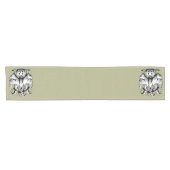 チキンウィッチハローウィンヴィンテージ魔女 ショートテーブルランナー (横)