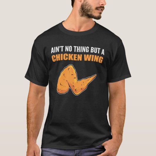 チキンウィングのモクバン配信者 Tシャツ (正面)