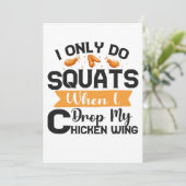 チキンウィングを落とした時だけスクワットするよ、ハハハ 招待状 (スタンド正面)