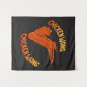 チキンウィングウォールタペストリー タペストリー (正面(横))