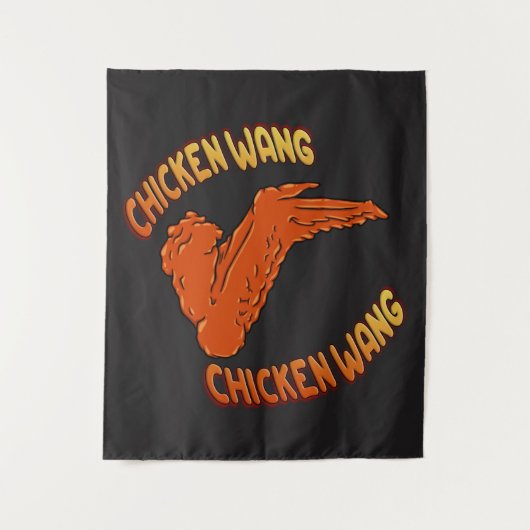 チキンウィングウォールタペストリー タペストリー (正面)