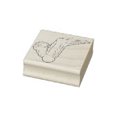 チキンウィングウッドアートスタンプ ラバースタンプ (スタンプ)