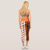 チキンウィングハイウェストヨガカプリス カプリレギンス (裏面)