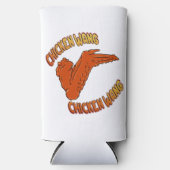 チキンウィングフォームスリムセルツァークーラーボックス スリム缶クーラー (正面)