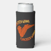 チキンウィングフォームスリムセルツァークーラーボックス スリム缶クーラー (Seltzer正面)