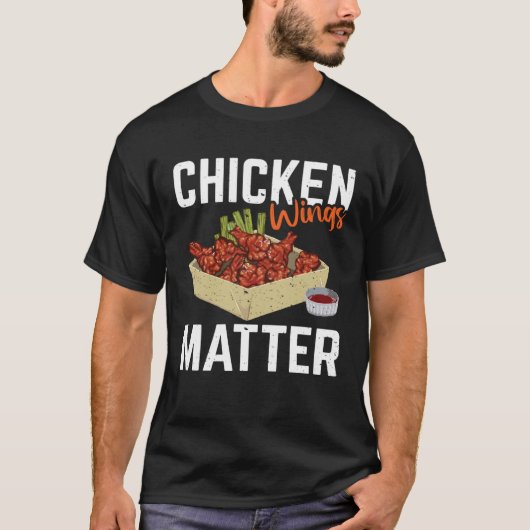 チキンウィングマター フード Tシャツ (正面)