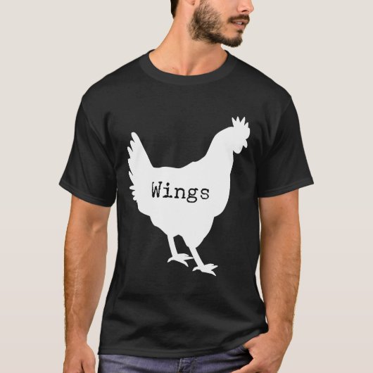 チキンウィング グラフィック Tシャツ (正面)