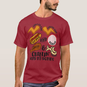 チキンウィング チキンウィング ホットドッグ ボローニャ ウイルス Tシャツ