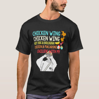 チキンウィング チキンウィング ホットドッグ ボローニャ チキン M Tシャツ