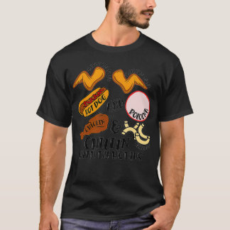 チキンウィング チキンウィング ホットドッグ & ボローニャ ヴァイラル Tシャツ