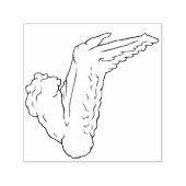 チキンウイング自己インキングゴムスタンプ セルフインキングスタンプ (デザイン)