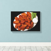 チキンウイング キャンバスプリント (インサイチュ (ウッドフロア))