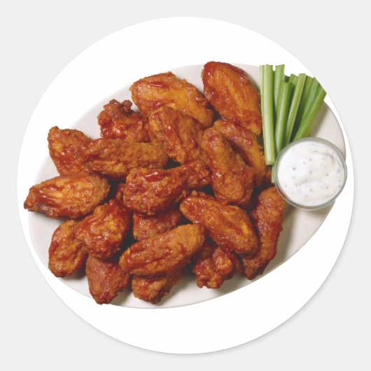 チキンウイング ラウンドシール (正面)