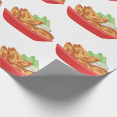 チキンウイング ラッピングペーパー (角)