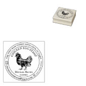 チキンエッグシンプルファームフレッシュ ラバースタンプ (押印)