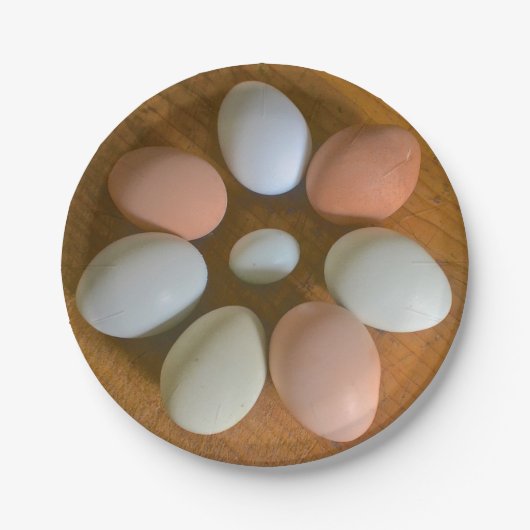 チキンエッグ紙プレート ペーパープレート (正面)