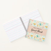 チキンエレガント赤ちゃんシャワー招待帳 ノートブック (内部)