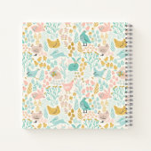 チキンエレガント赤ちゃんシャワー招待帳 ノートブック (裏面)