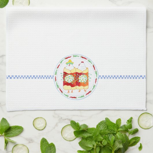 チキンエンチラダ – キッチンタオル (折り畳み)