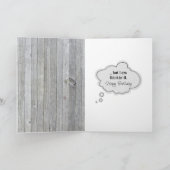 チキンオンバーンウッド50誕生日 カード (内部)