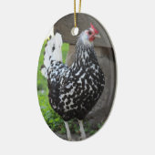 チキンオーナメント セラミックオーナメント (左)