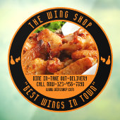 チキンカスタマイズウイングレストランラージフロント ウィンドウサイン (シート3)