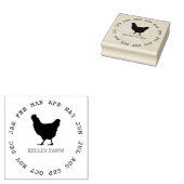 チキンカスタマイズファーム |エッグカートンスタンプ ラバースタンプ (押印)