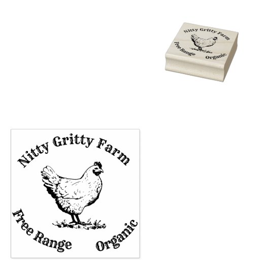 チキンカスタマイズ卵スタンプスモールビジネススタンプ ラバースタンプ (押印)