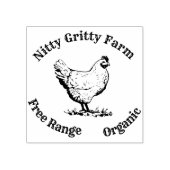 チキンカスタマイズ卵スタンプスモールビジネススタンプ ラバースタンプ (インプリント)