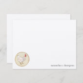 チキンカスタムサンキューノートカード ノートカード (正面/裏面)