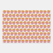 チキンカッコいいバケツタイル型ファストフード ラッピングペーパーシート (正面)