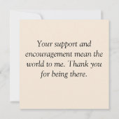 チキンカラフルフローラサンキューカード (裏面)