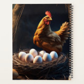 チキンカレンダー プランナー手帳 (裏面)