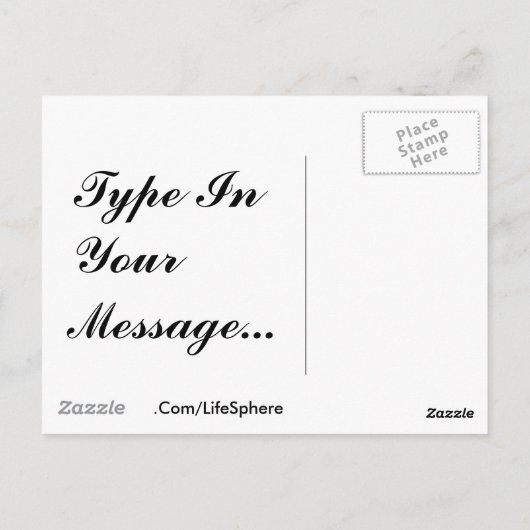 チキンキエフ ポストカード (裏面)