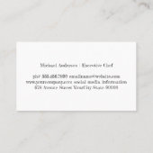 チキンキャラクターロゴ | 落ちる唐揚げ 名刺 (裏面)