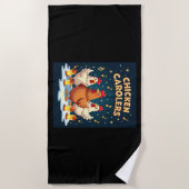 チキンキャロラー ビーチタオル (正面)