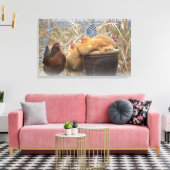 チキンキャンバスプリント キャンバスプリント (インサイチュ (リビング))
